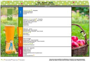 Menu : 02/03 - 06/03