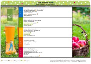 Menu : 18/05 - 18/05